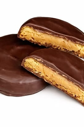 Biscuits Chocolat au Lait Beurre de Cacahuète (Par 3)