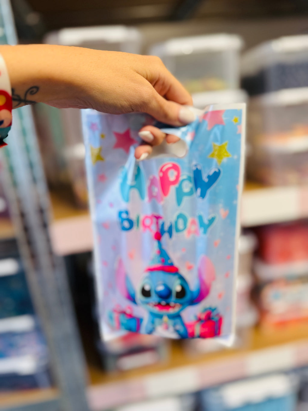 Sachet stitch et Angèle  AVEC BONBONS 🍭 - l’unité