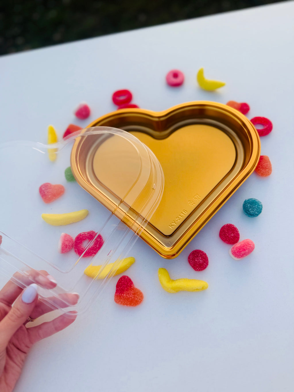 Plateau cœur or VIDE