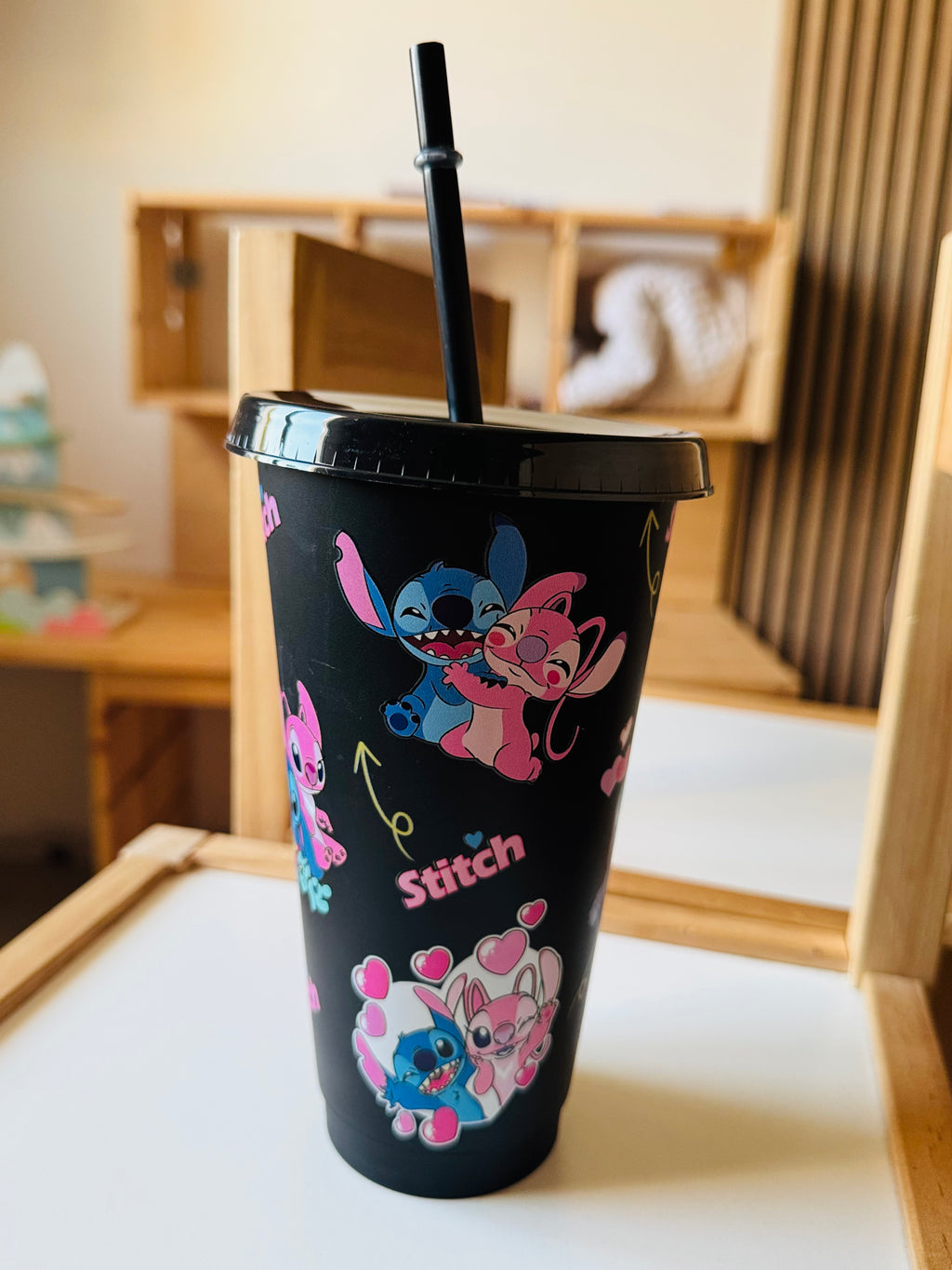 Gobelet Stitch et Angèle