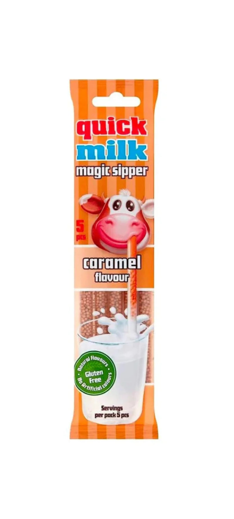 Pailles Quick Milk Magic Sipper Caramel - L’unité