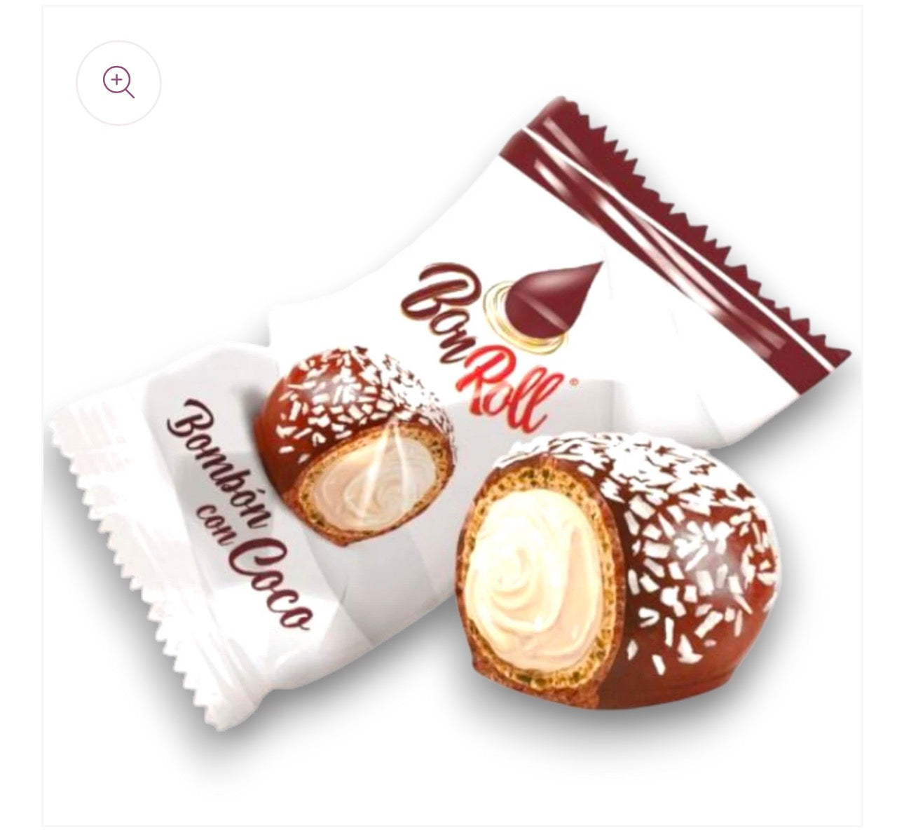 Bon Roll Crème et Copeaux de Noix de Coco (x5)