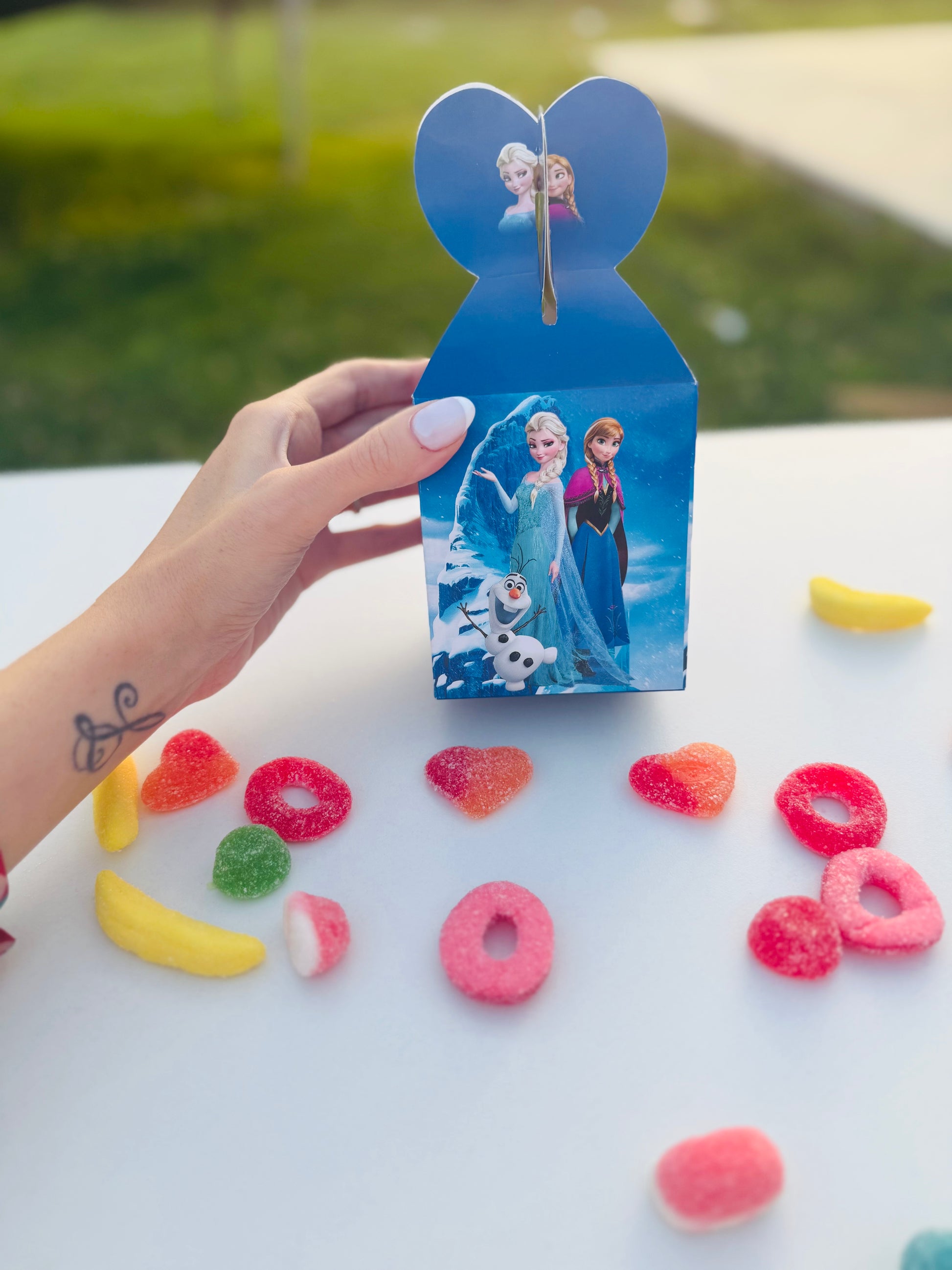 Box La Reine Des Neiges SANS BONBONS - l’unité