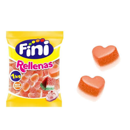 Cœur pêche fourré - 100g