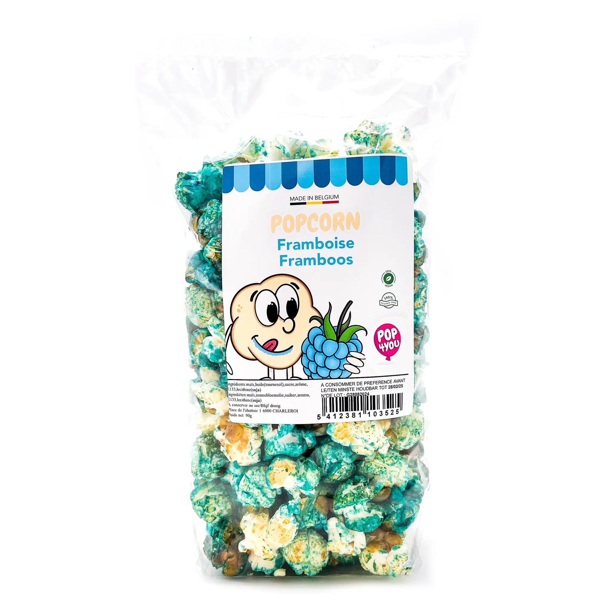 Pop4you Popcorn Framboise - 90 g