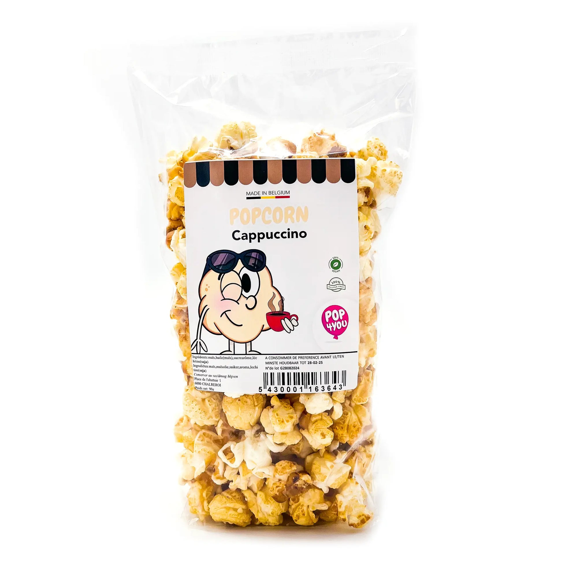 Pop4you Popcorn Cappuccino - 90 g