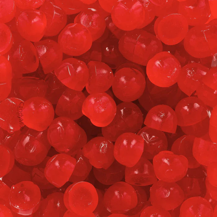 Perles fraise lisses sans sucre - 100g