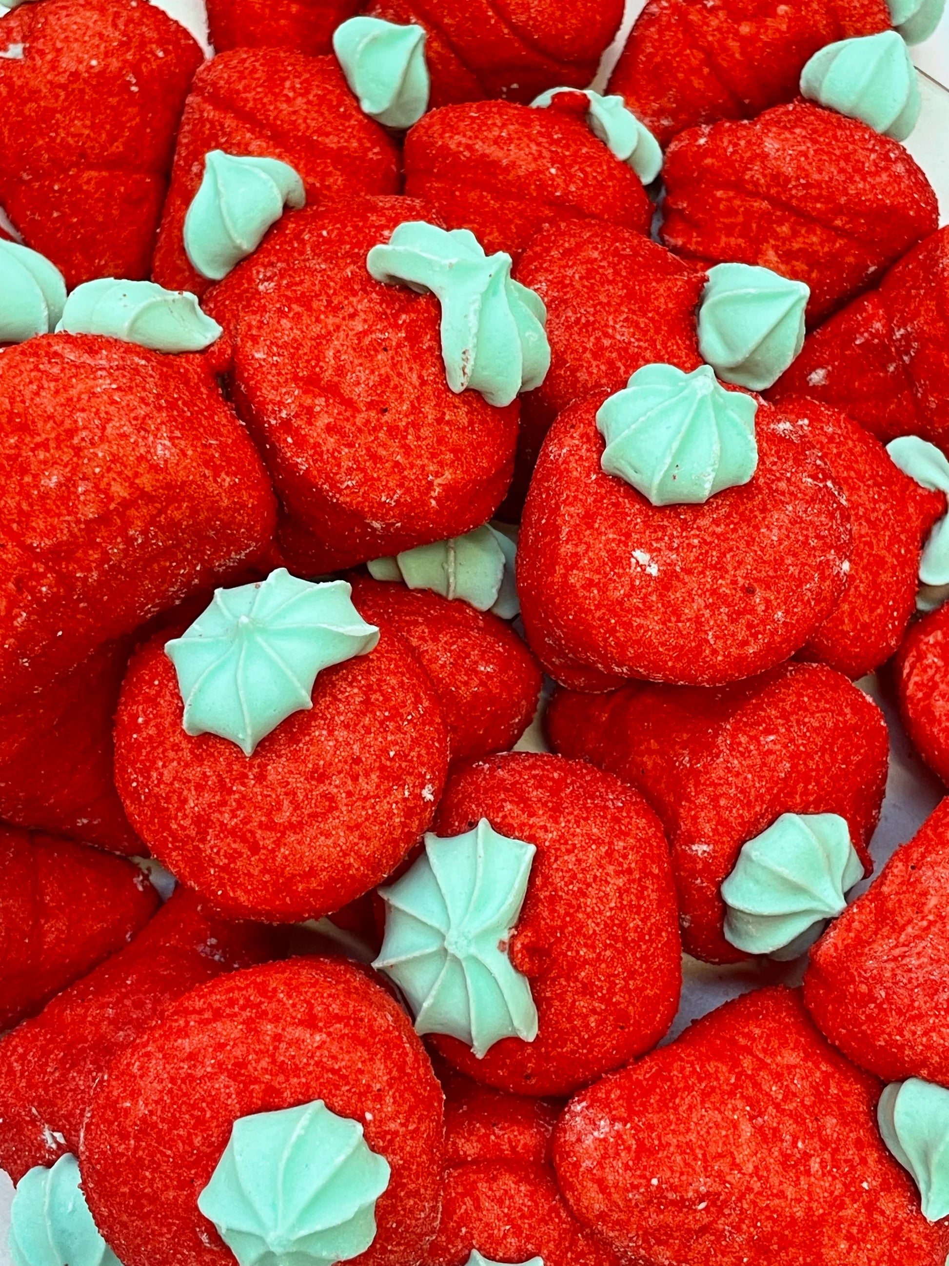 Fraise géante guimauve 20g - l’unité