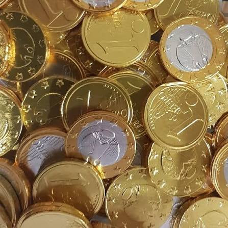 Pièces en chocolat - lot de 20