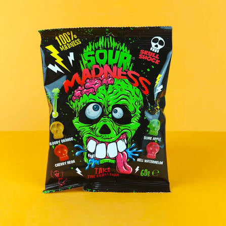 Sachet de bonbons Halloween extra acides -  unité