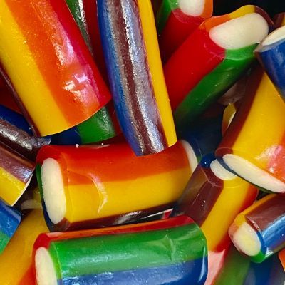 Mini jumbo multicolore lisse - 100g
