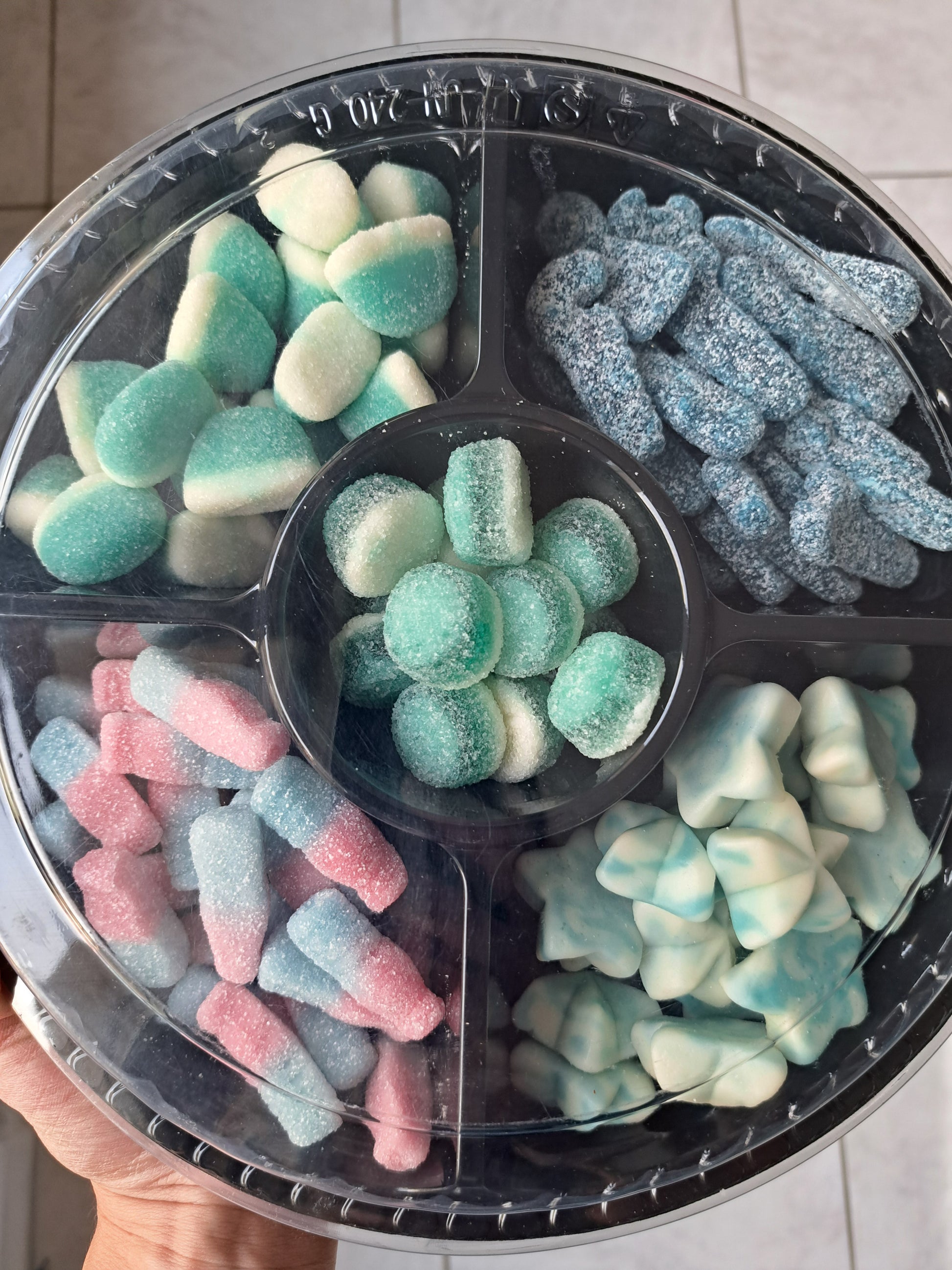 Plateau bleu - 500g - Unité