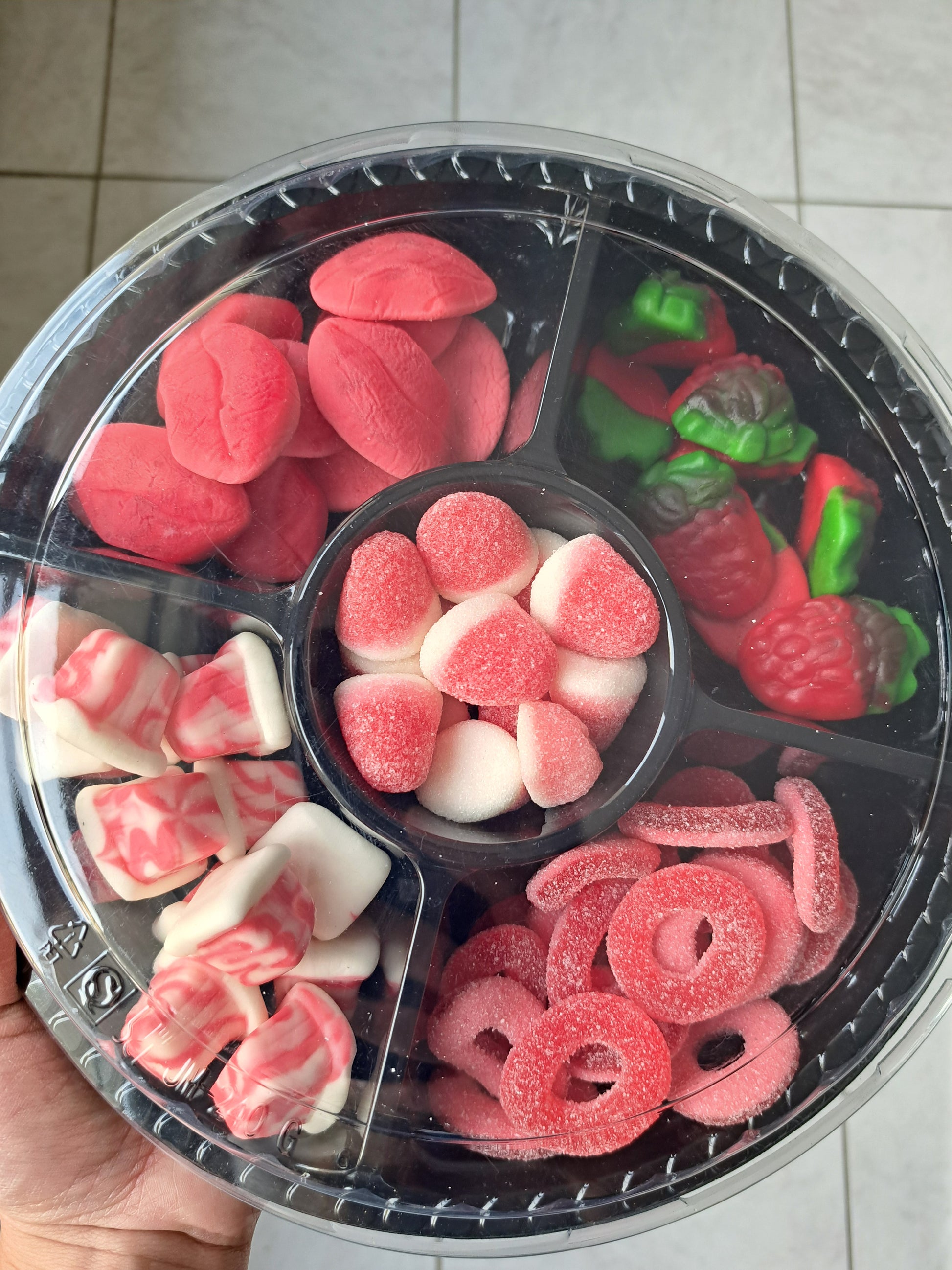 Plateau Mix bonbons rouge- Unité